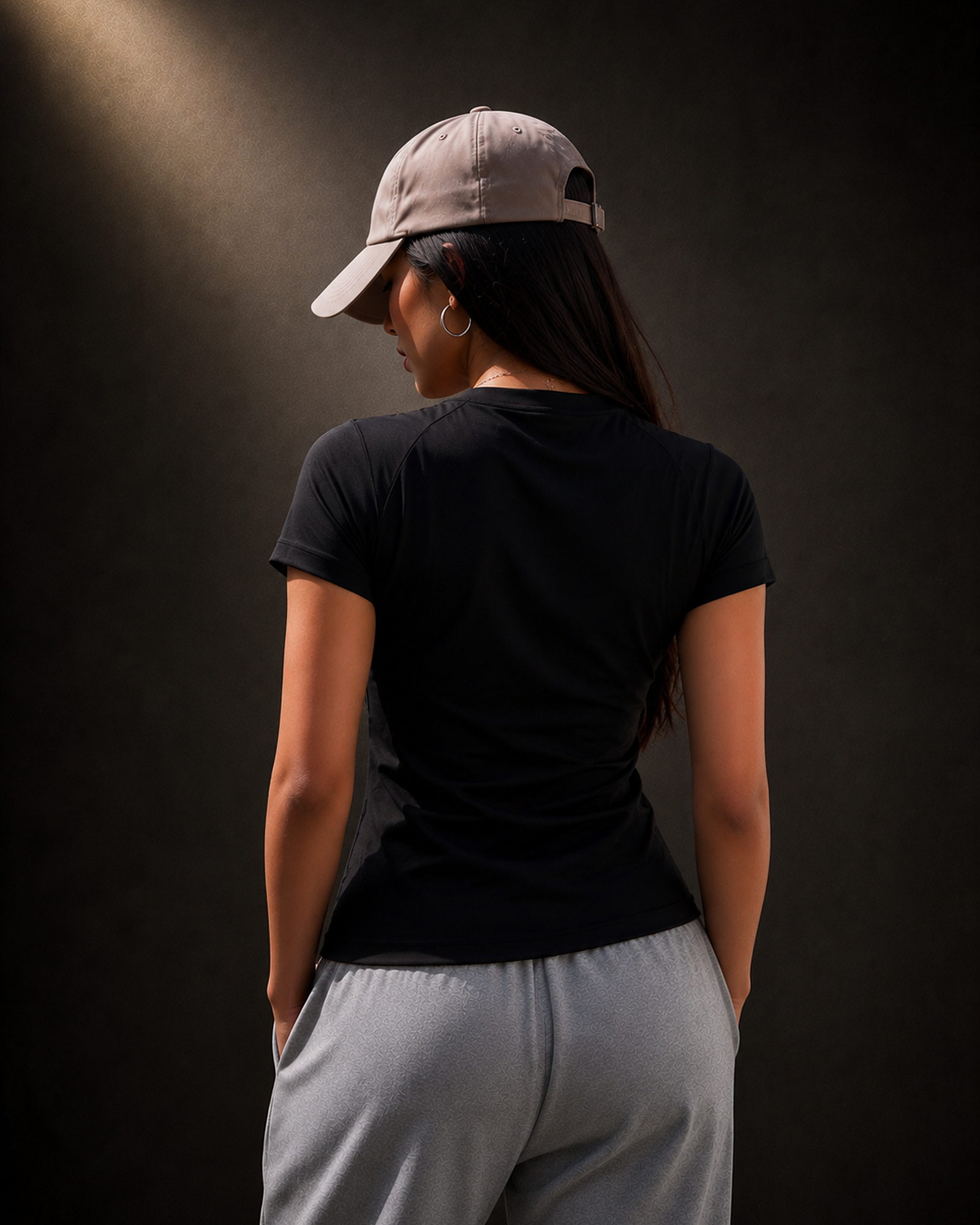 Eclipse Top — Black · Back